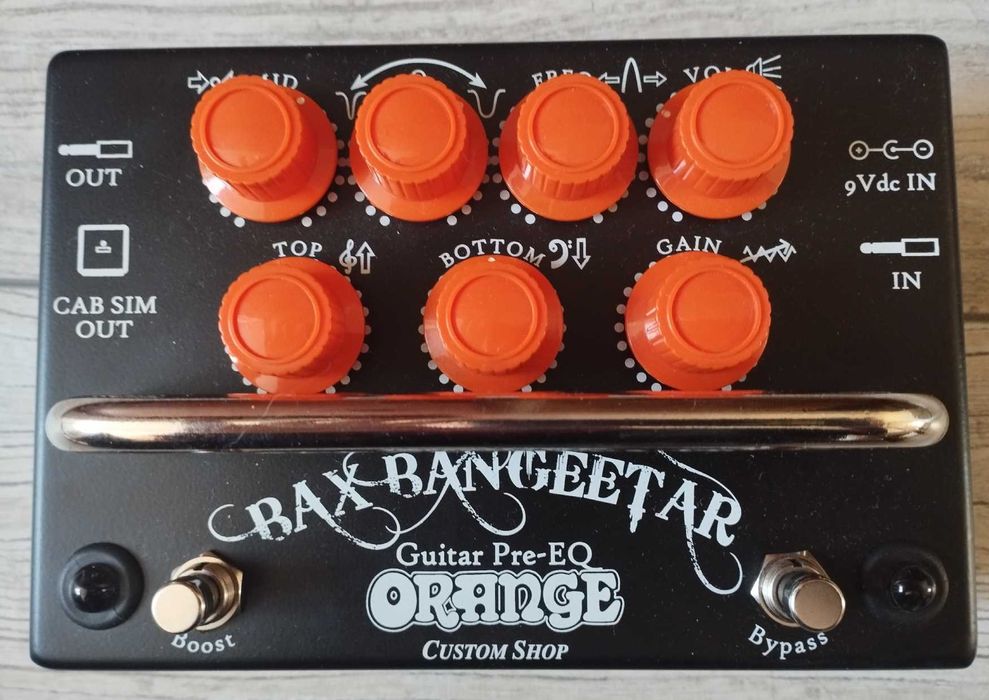 Preamp Orange Bax Bangeetar BLK Distortion Overdrive
