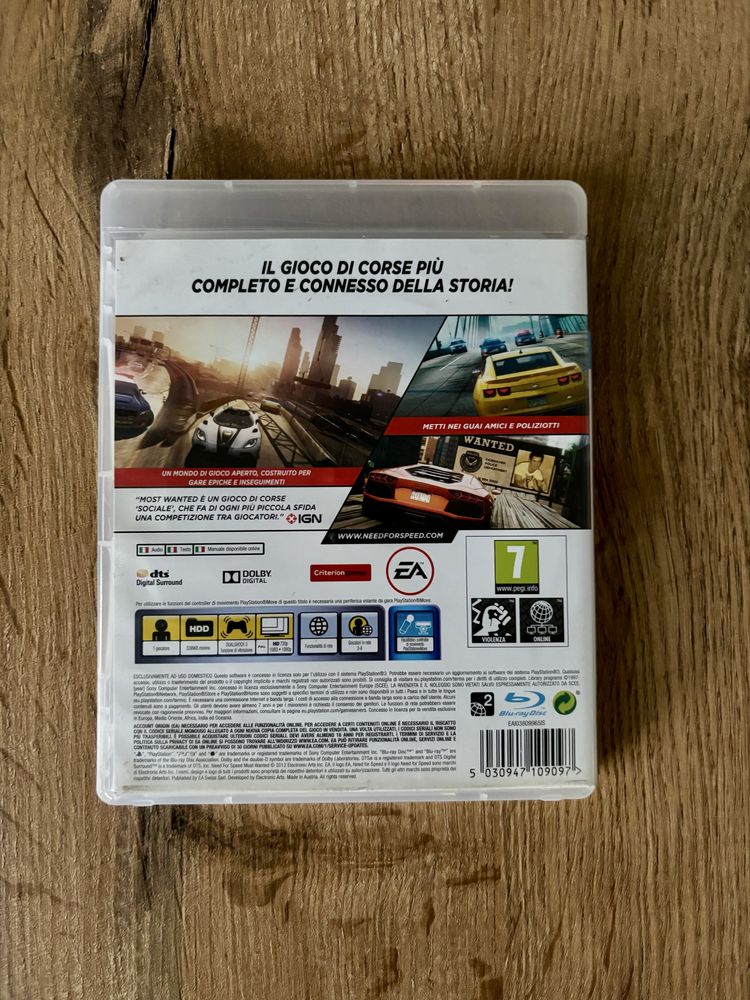 Gra Need for speed most wanted PS3 playstation 3