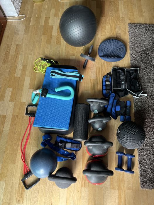 Kit Completo de Treino em Casa – Excelente Estado