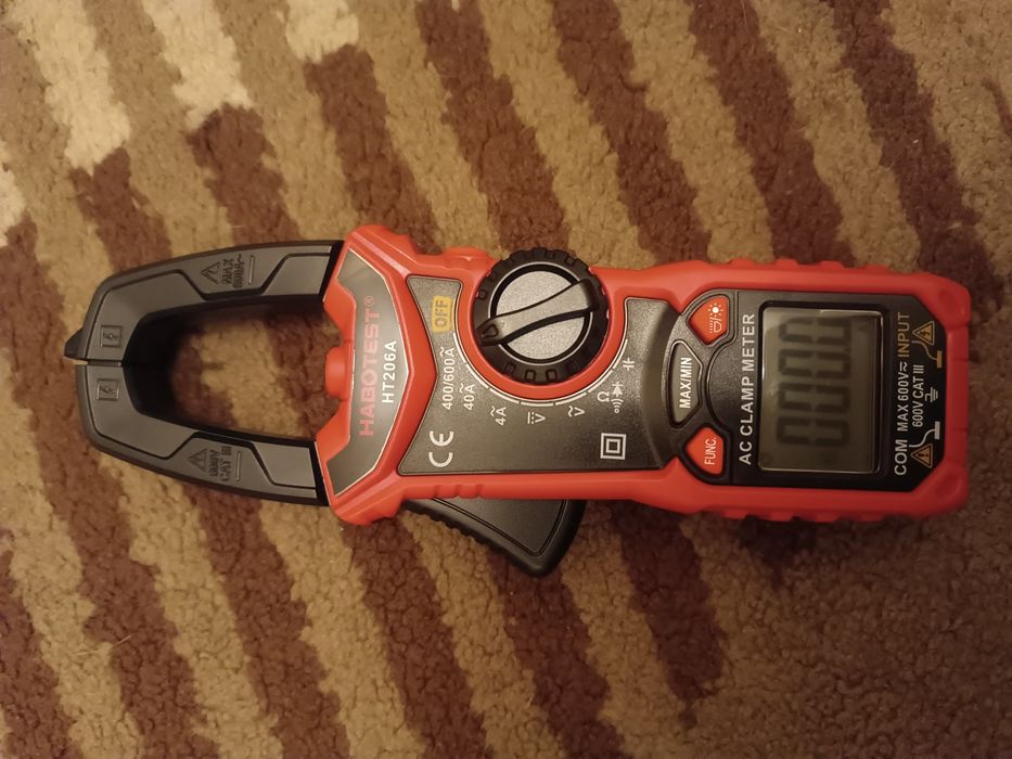 Кліщі струмовимірювальні Habotest HT206A
