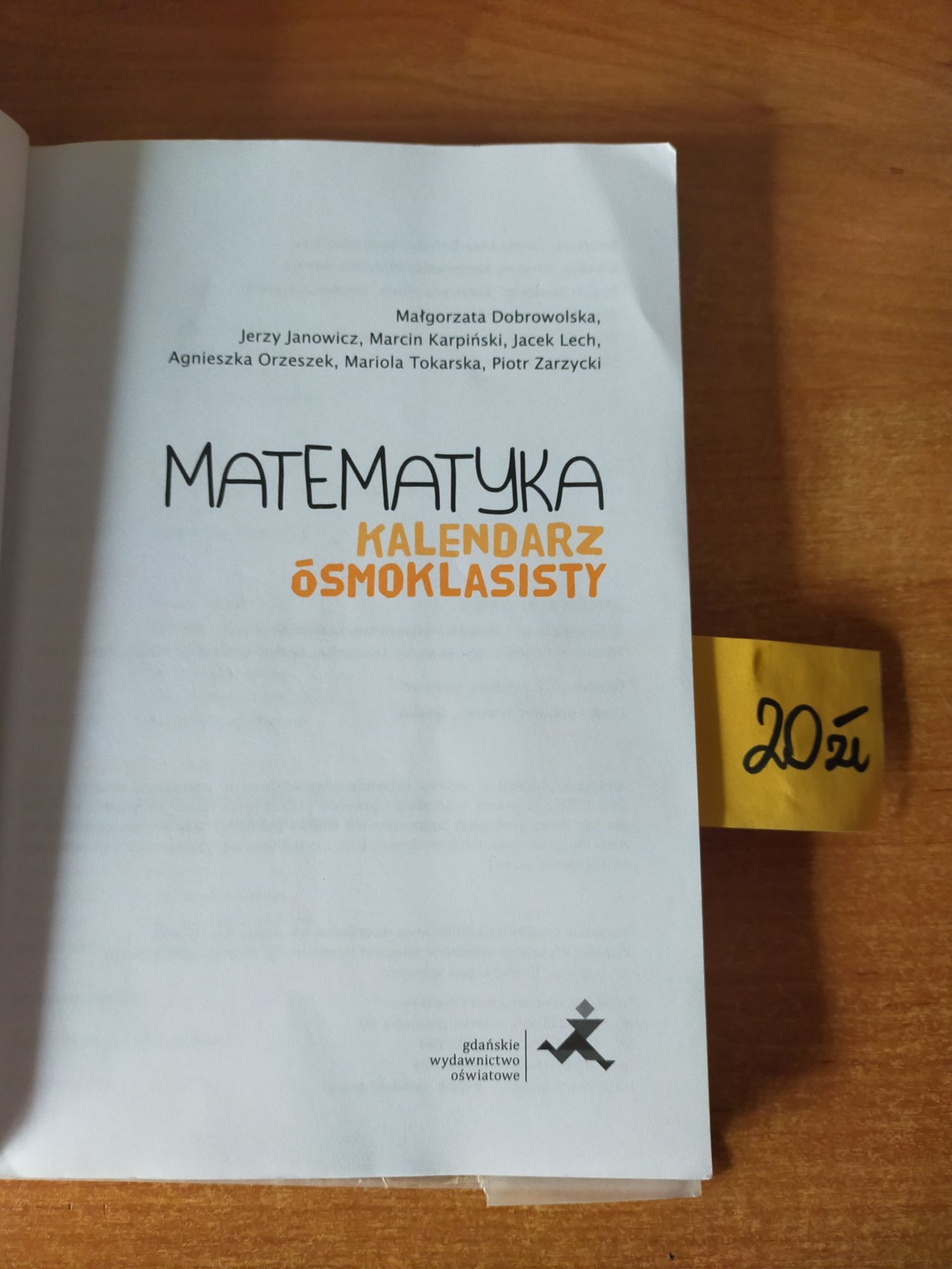 Matematyka Kalendarz Ósmoklasisty