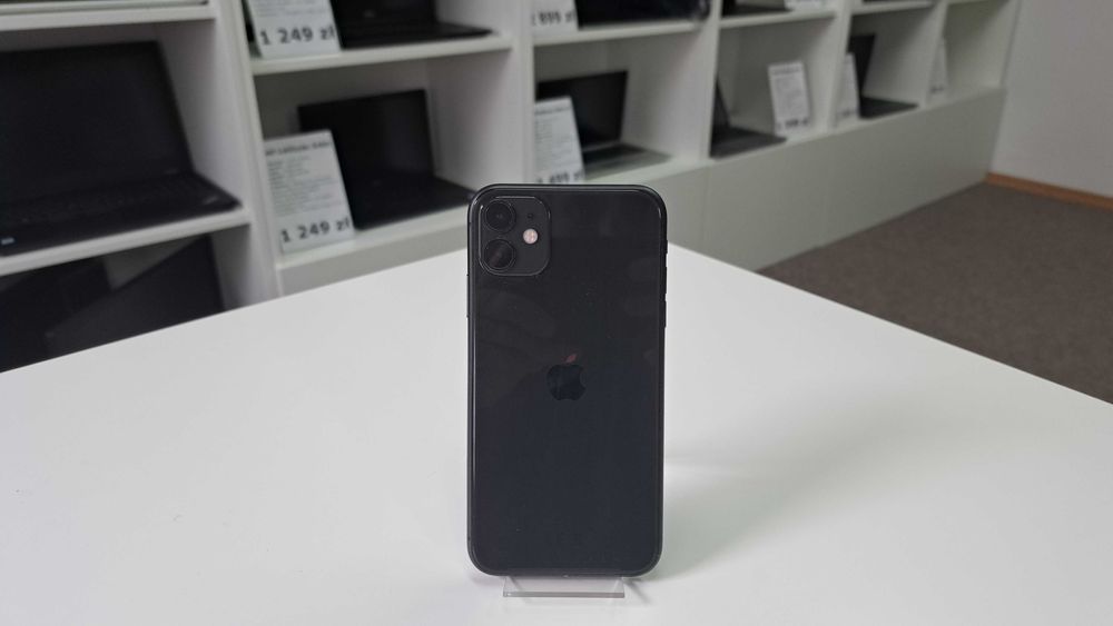 Klasa A Bez Blokad Apple iPhone 11 Black 64GB Gwarancja FV23%