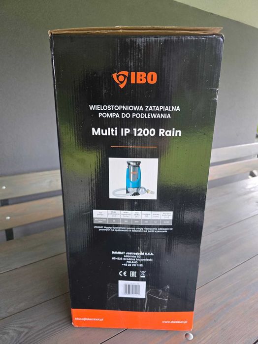 Pompa zatapialna do wody deszczowej IBO Multi IP 1200 Rain Nowa 1200W