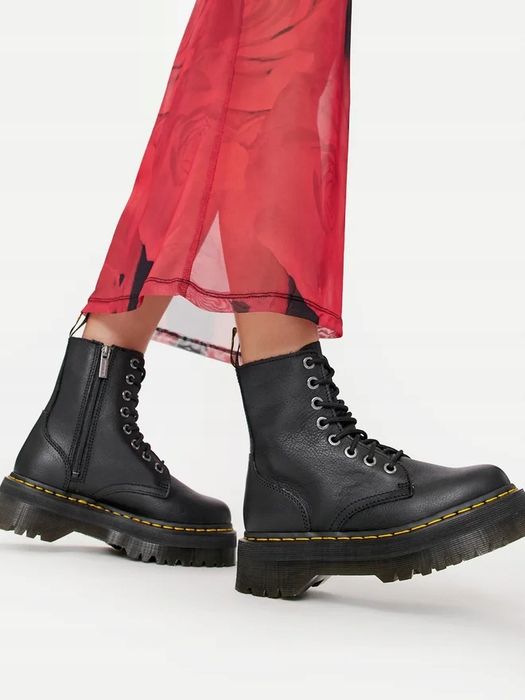 Dr Martens 42 Buty Damskie Jadon Iii Pisa Skórzane Czarne T20