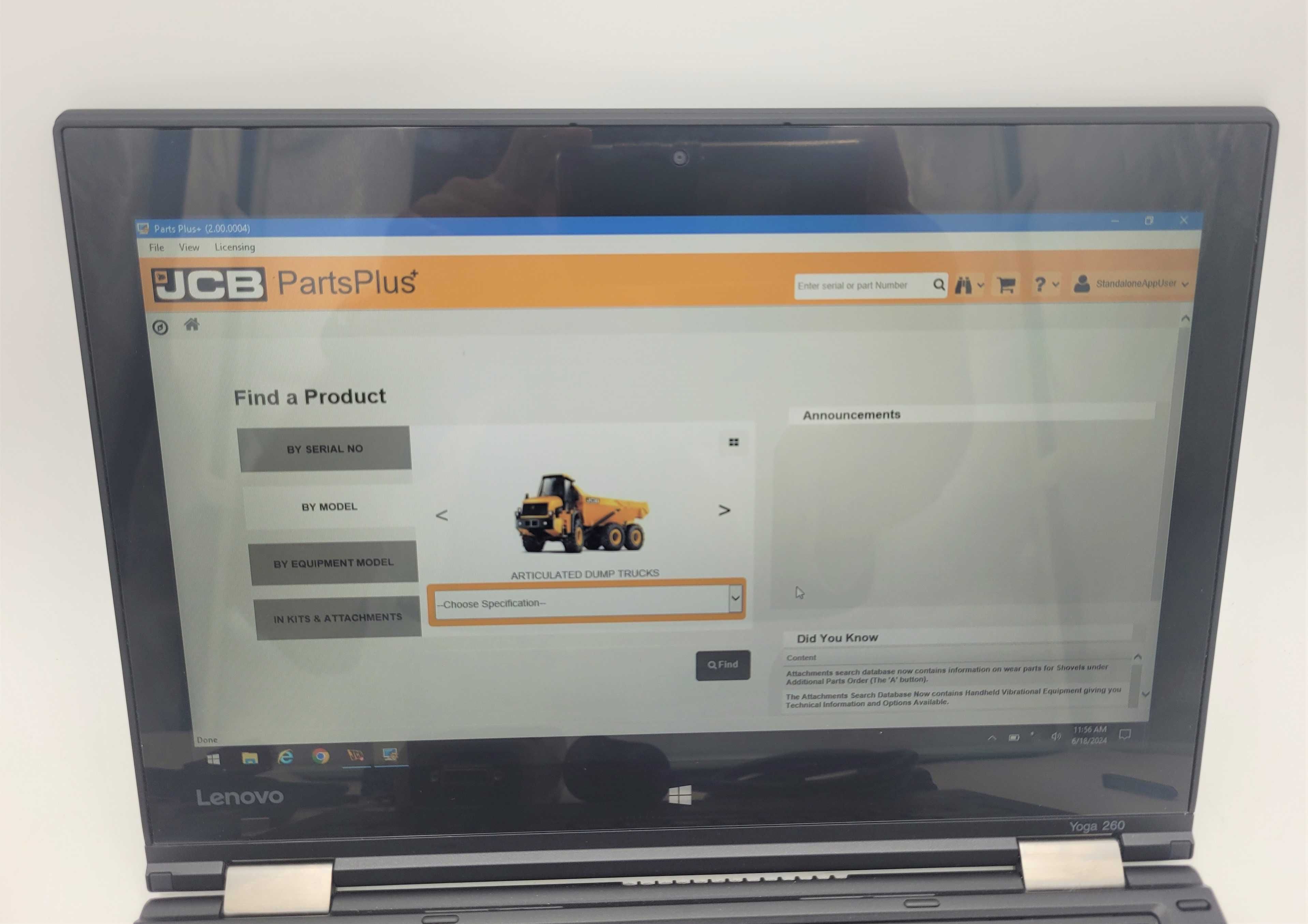 Ноутбук JCB Прилад Діагностика Адаптер Ремонт Сервіс