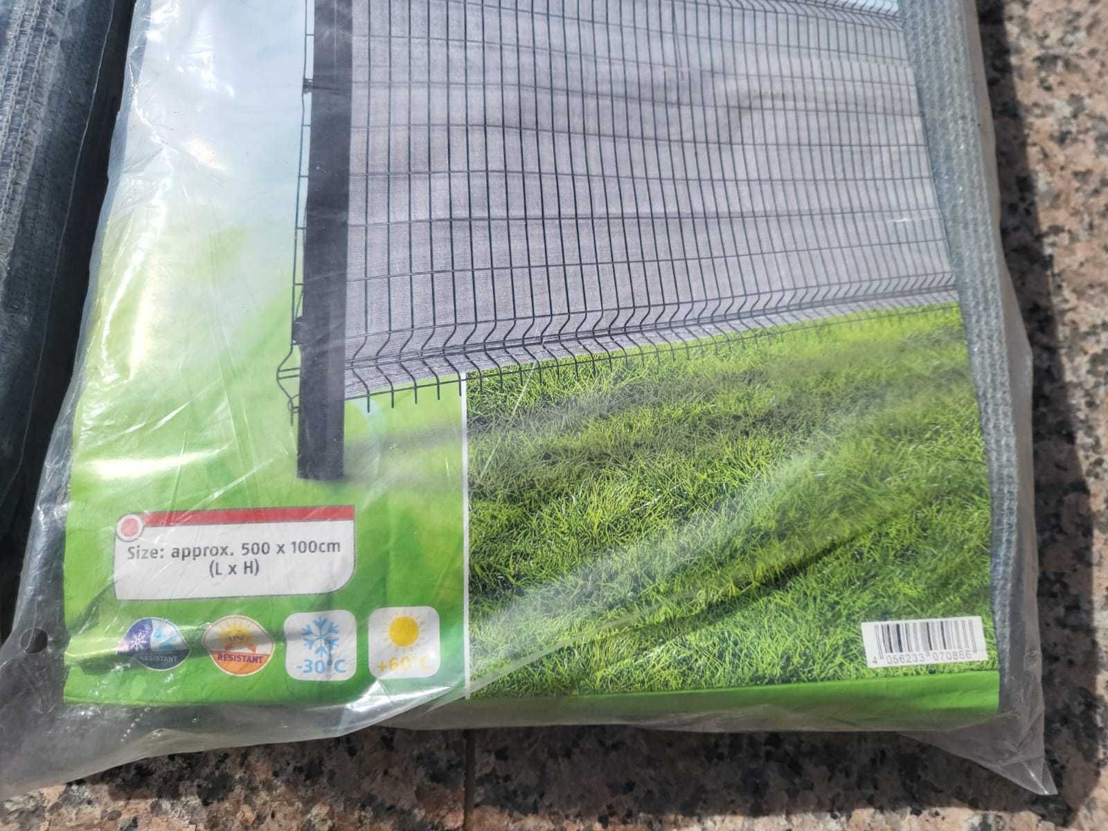 Osłona balkonowa, osłona ogrodzeniowa. 2 szt. Kolor Dark Grey. Nowe