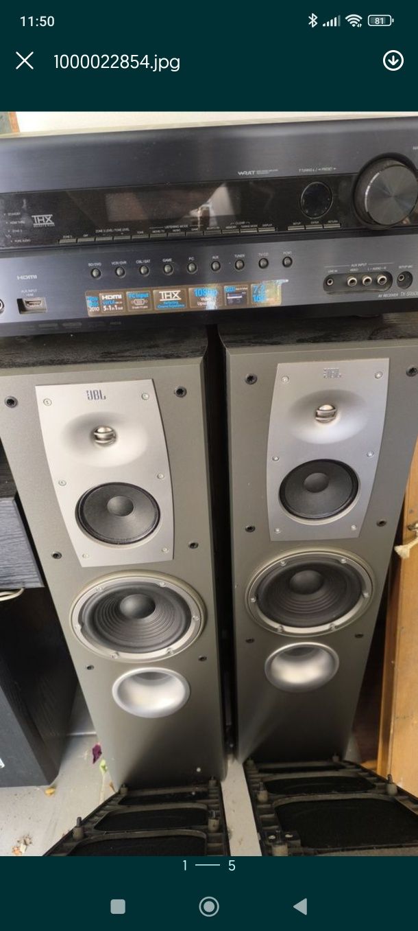 Vendo ou troco, sistema home cinema com amplificador