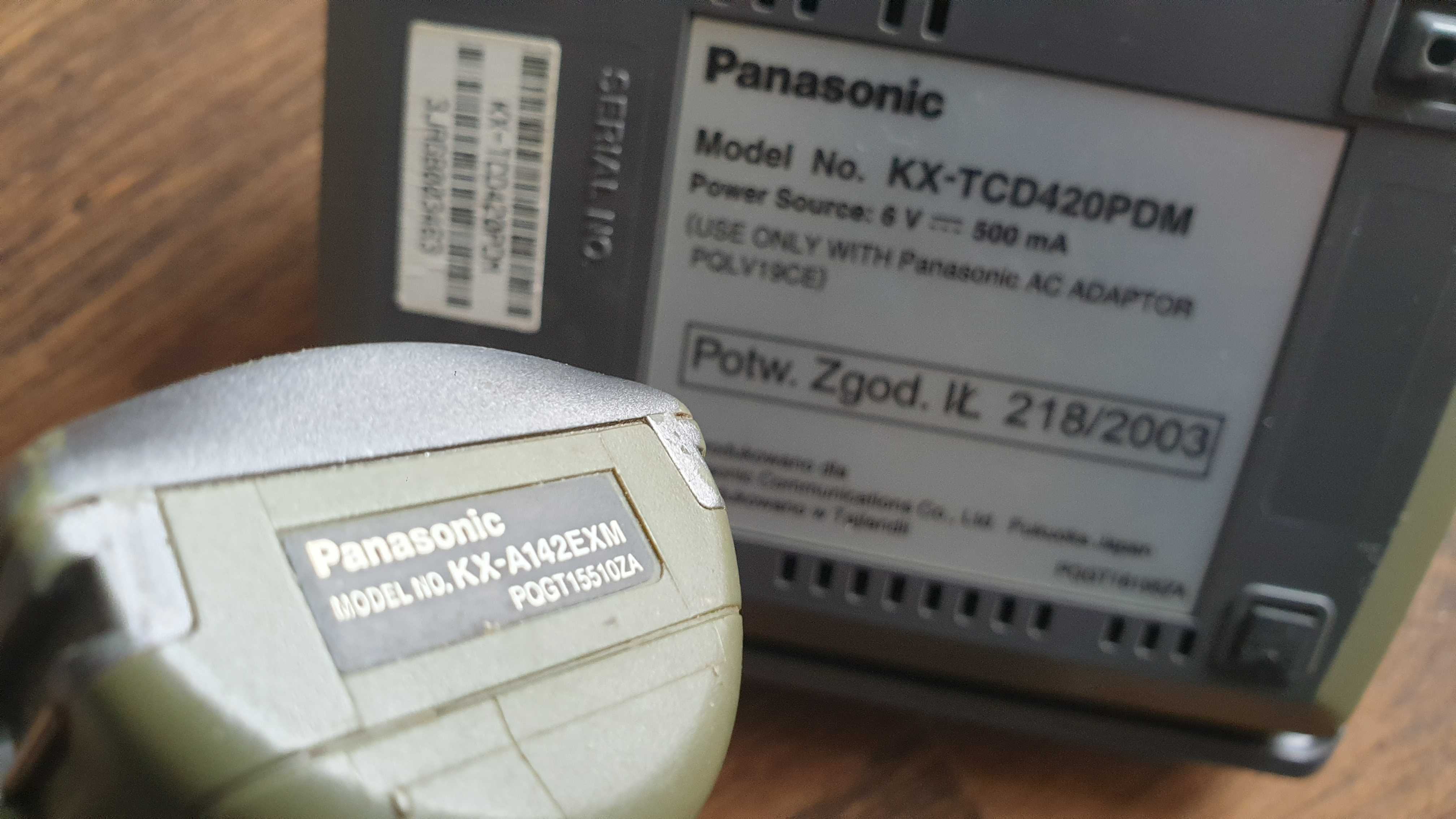 Telefon bezprzewodowy Panasonic KX-TCD420PDM