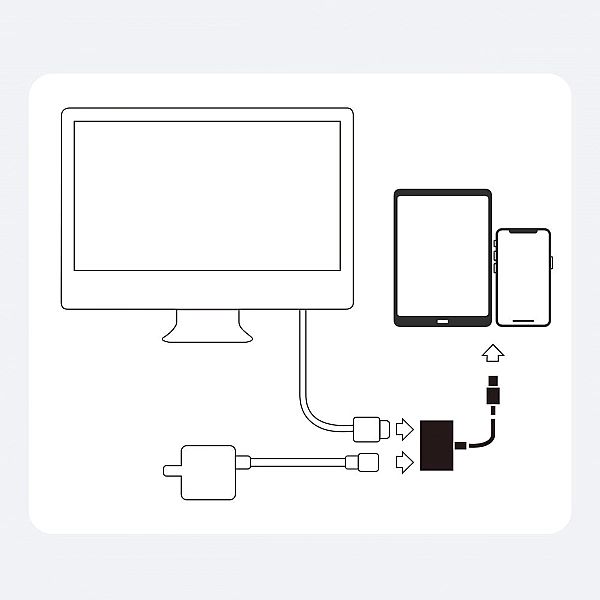 Joyroom adapter przejściówka ze złącza Lightning (męski) na cyfrowe HD