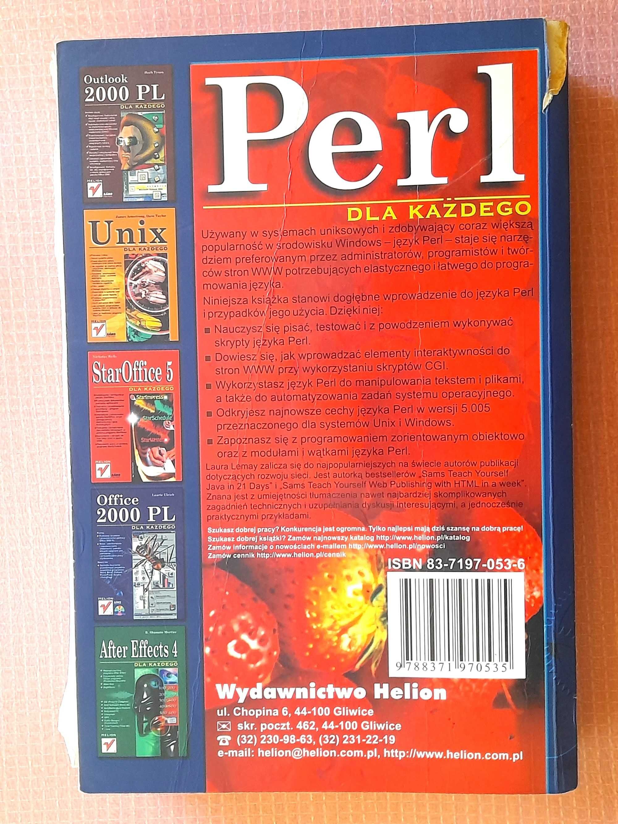 Perl dla każdego - Laura Lemay