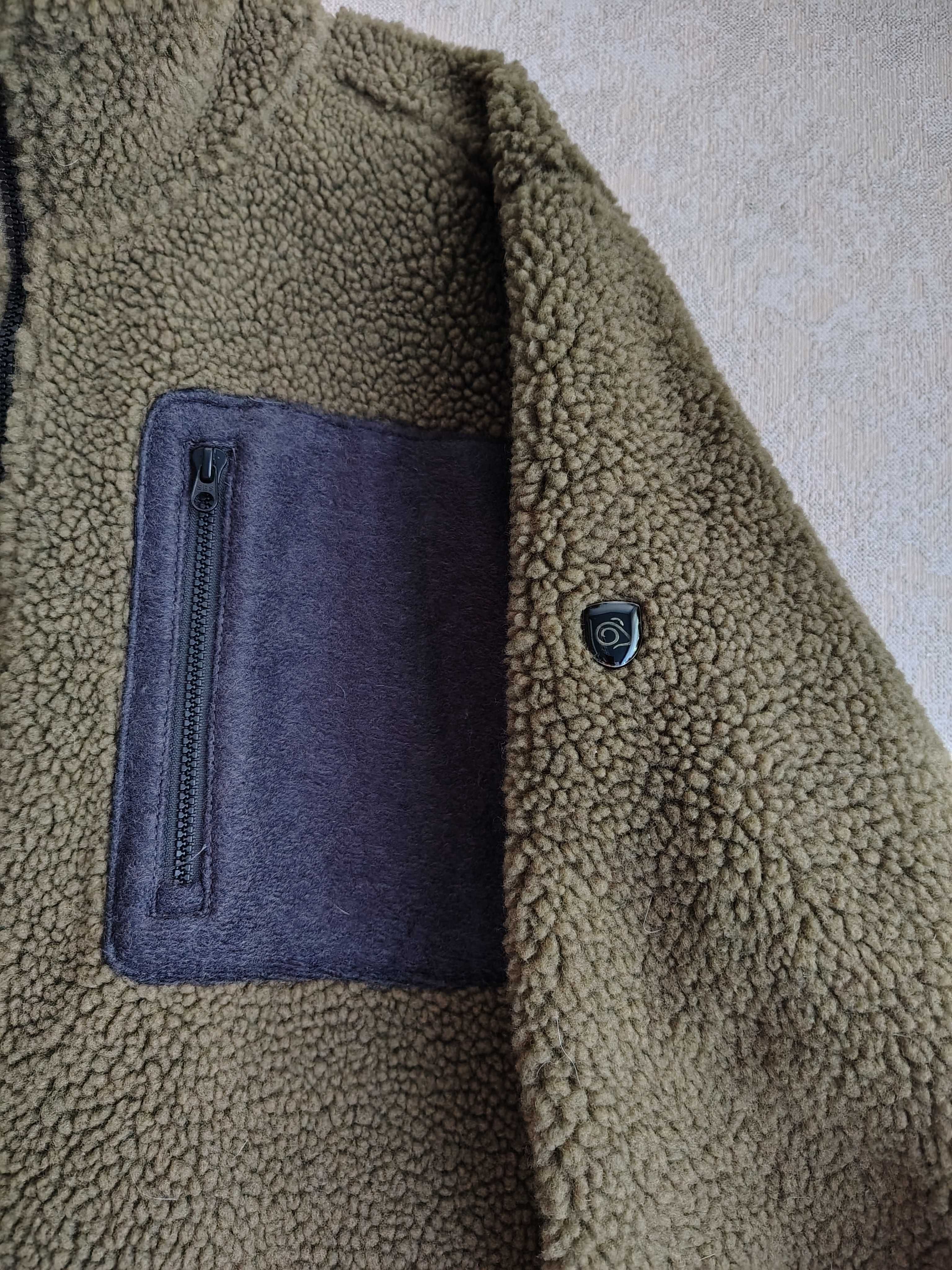 Фліс Craghoppers L,фліс олива,куртка шерпа,фліска Тедді,фліс на замку