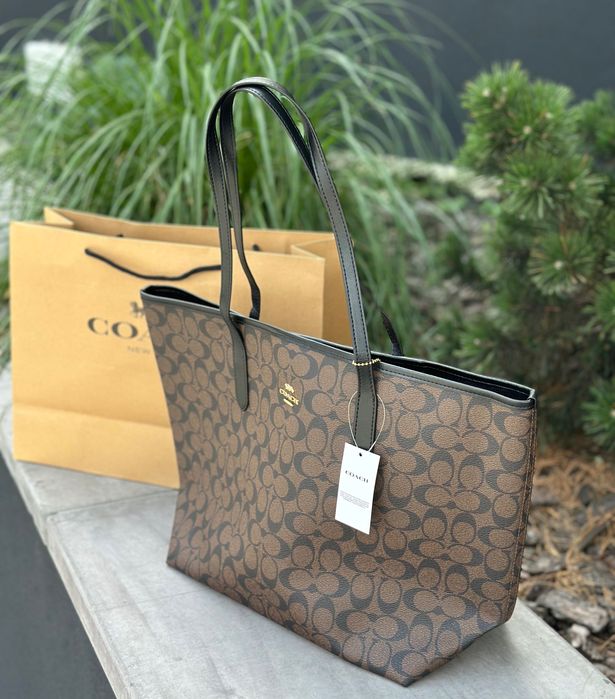 Сумка жіноча Coach шопер сумка женская коач