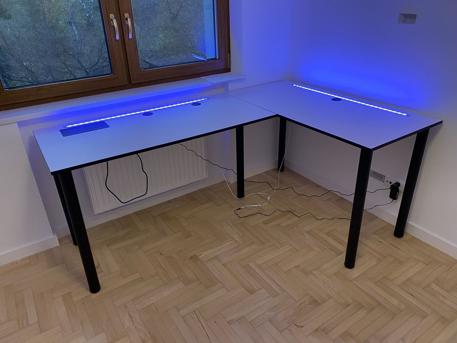 Biurko gamingowe narozne