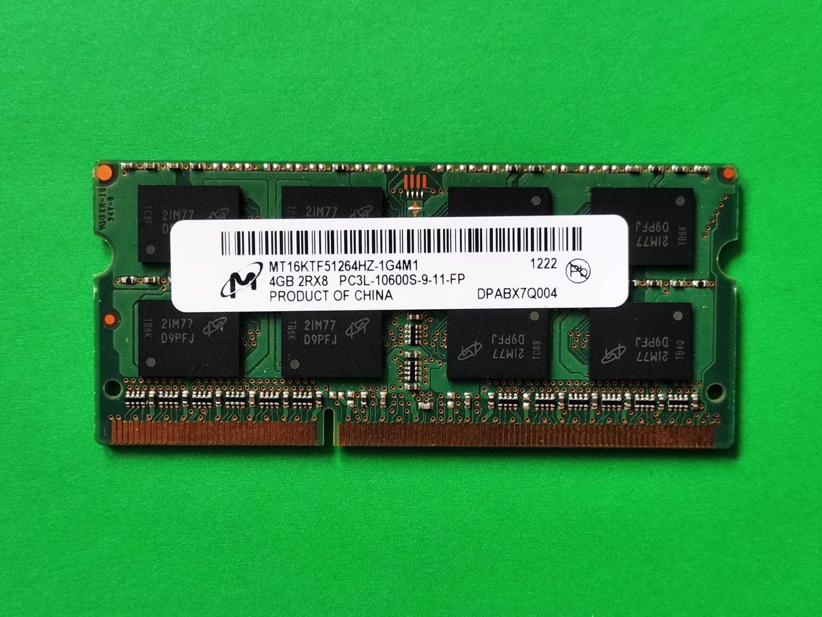DDR3 4GB Micron 10600 L