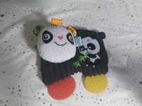Szeleszcząca panda gryzak z "lusterkiem"