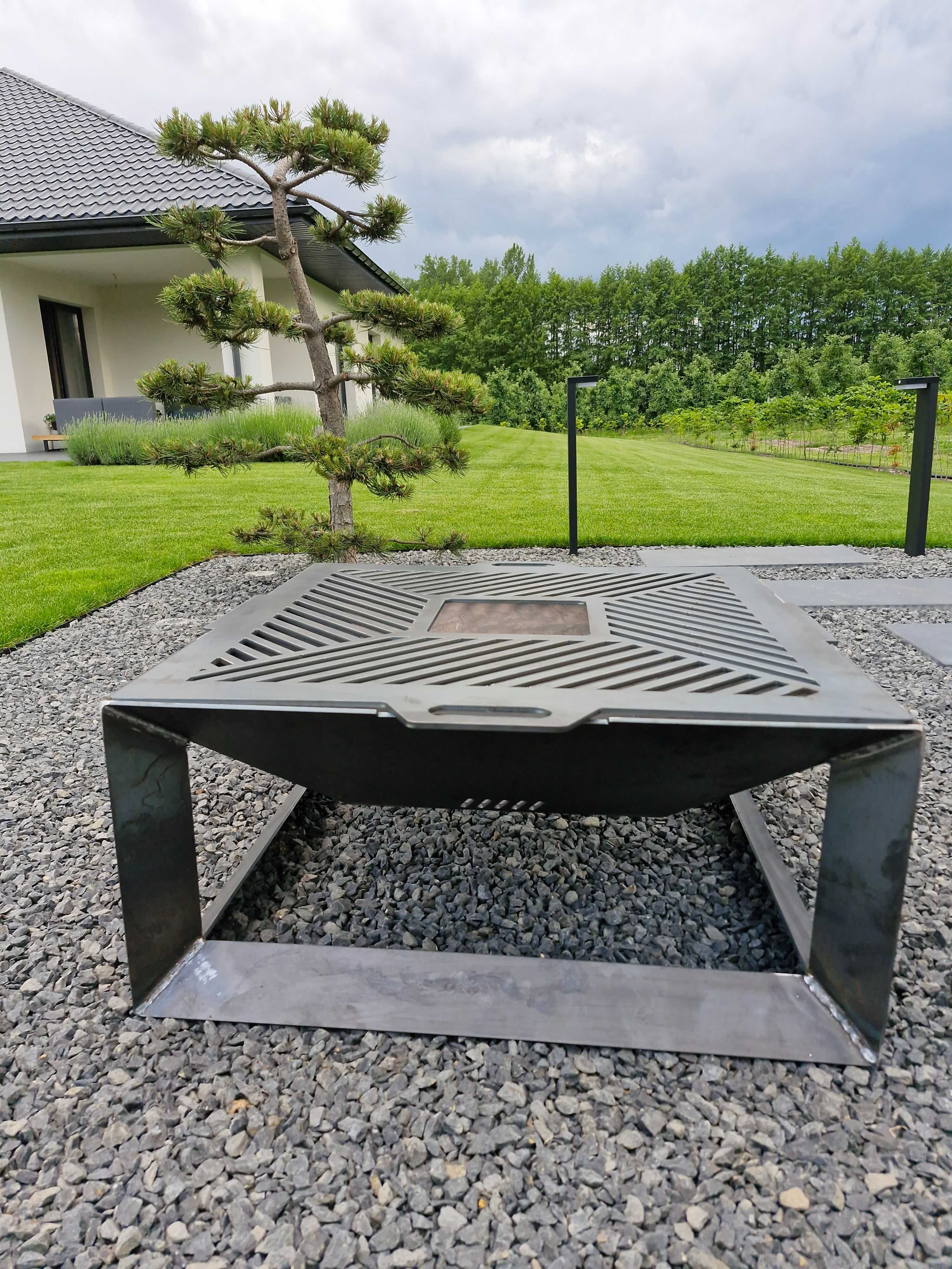 palenisko ogrodowe 4mm z rusztem 6mm o wymiarach 75x75 grill producent