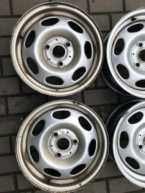 KOMPLET felg Smart 3x112 15 cali felgi stalowe