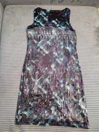 Sukienka Reserved S/M cekiny sylwester bdb materiały