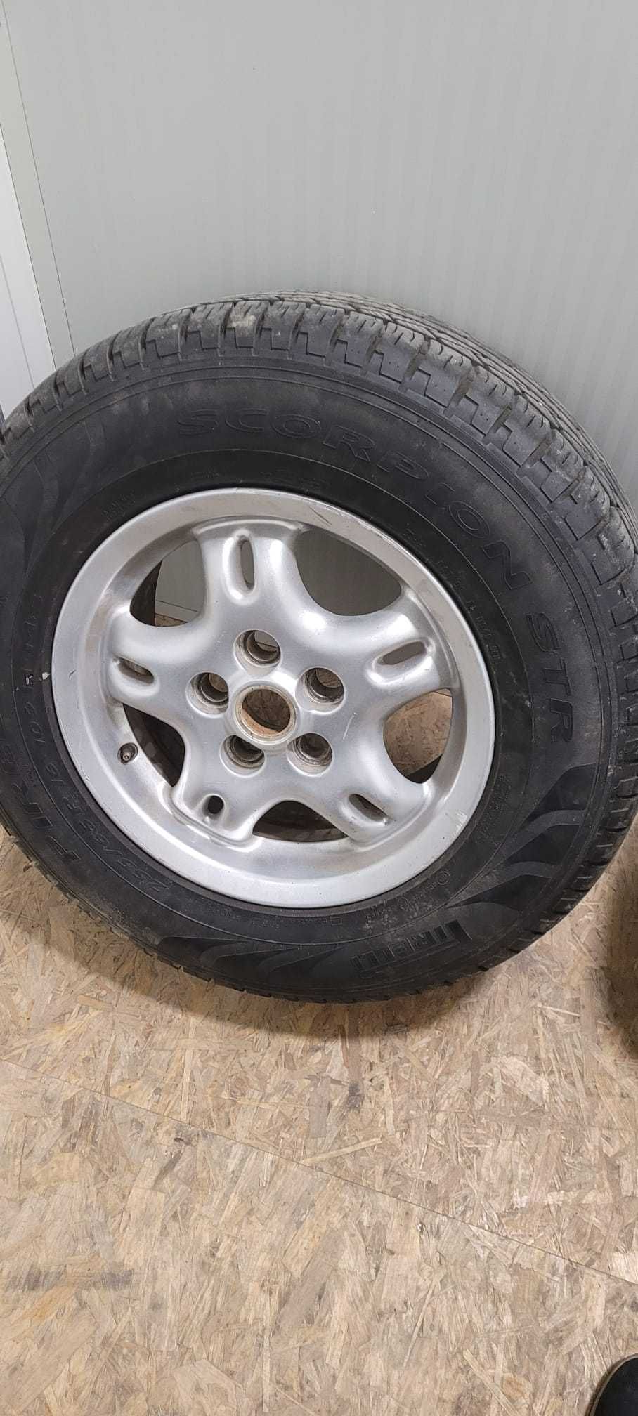 Range Rover P38 - 4 Jantes + 4 Pneus 255/65/16