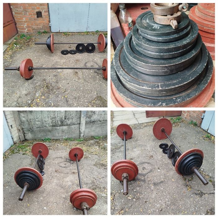 Гири 8,16,24,32 кг. Штанга 155 кг.135 кг., разборные гантели 14кг 24кг