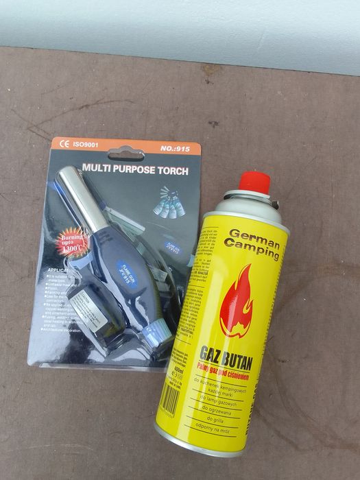 Palnik gazowy Plus kartusz nowe tanio