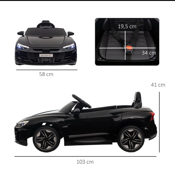 CARRO ELÉTRICO AUDI RS E- TRON GT 12V