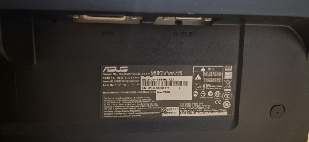 Monitor Asus VW222U – 22"