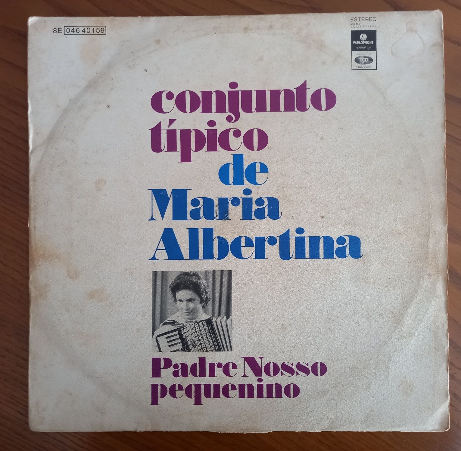 disco vinil LP do Conjunto típico de Maria Albertina