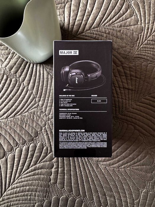 Marshall Major IV – Originais – Novo Selado – Garantia 3 Anos