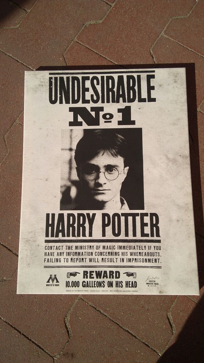 Harry Potter list gończy obraz plakat antyrama