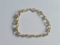 Pulseira fantasia em ouro 19,2k