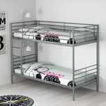 Łóżko piętrowe Ikea z dwoma materacami