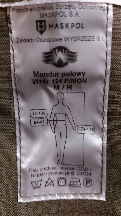 NOWE Spodnie munduru polowego M/R