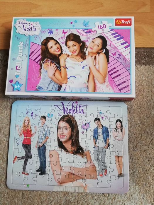 Puzzle Violetta + plansza z puzzlami