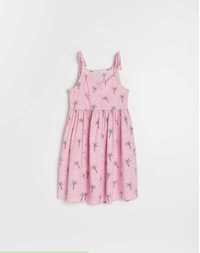 Розовое детское платье на бретелях RESERVED размер 164 см, новое