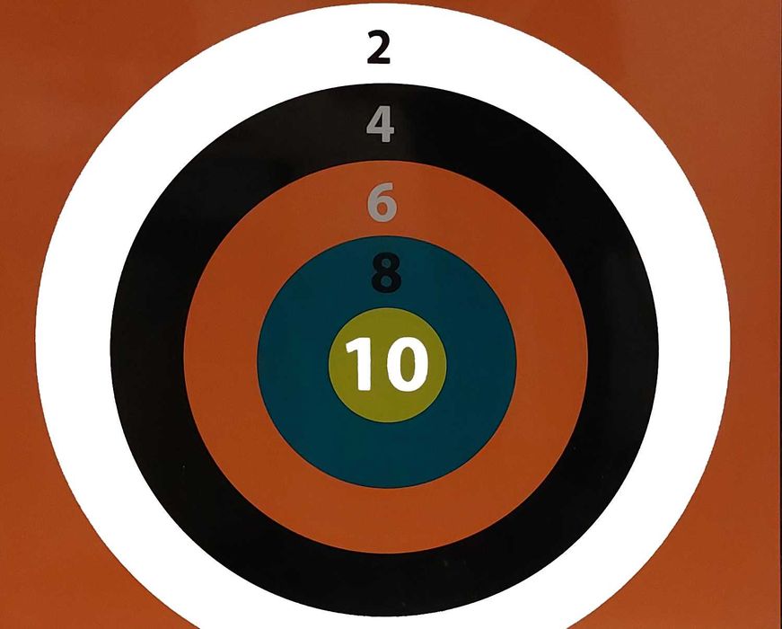 Łuk 2 strzały tarcza etui zestaw mocy kompozyt Demo