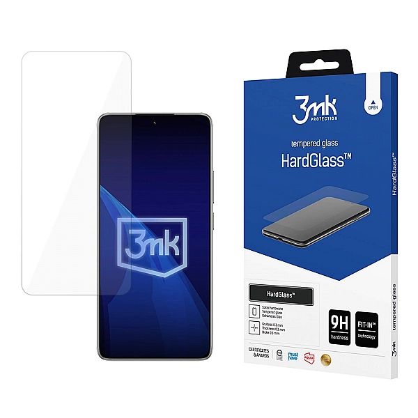 Szkło hartowane 9H 3mk HardGlass™ na Xiaomi 14T / 14T Pro