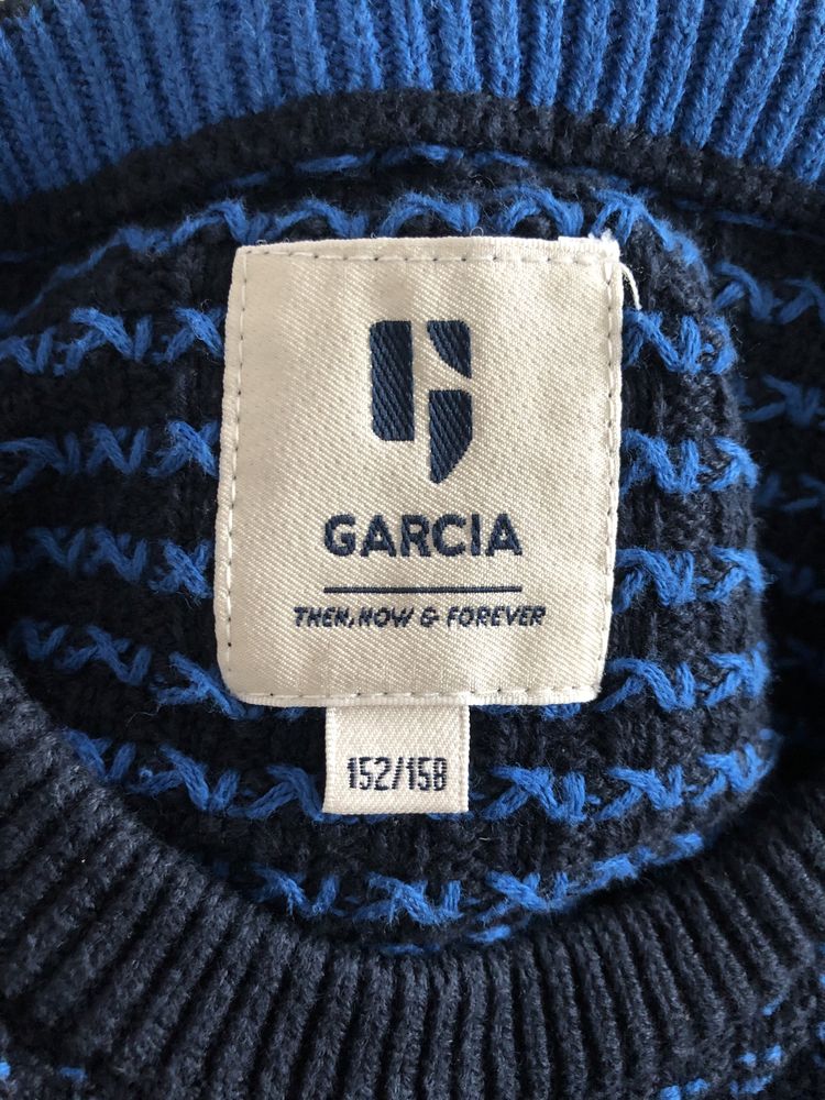 Sweter granatowo niebieski  GARCIA rozmiar 152/158 cm