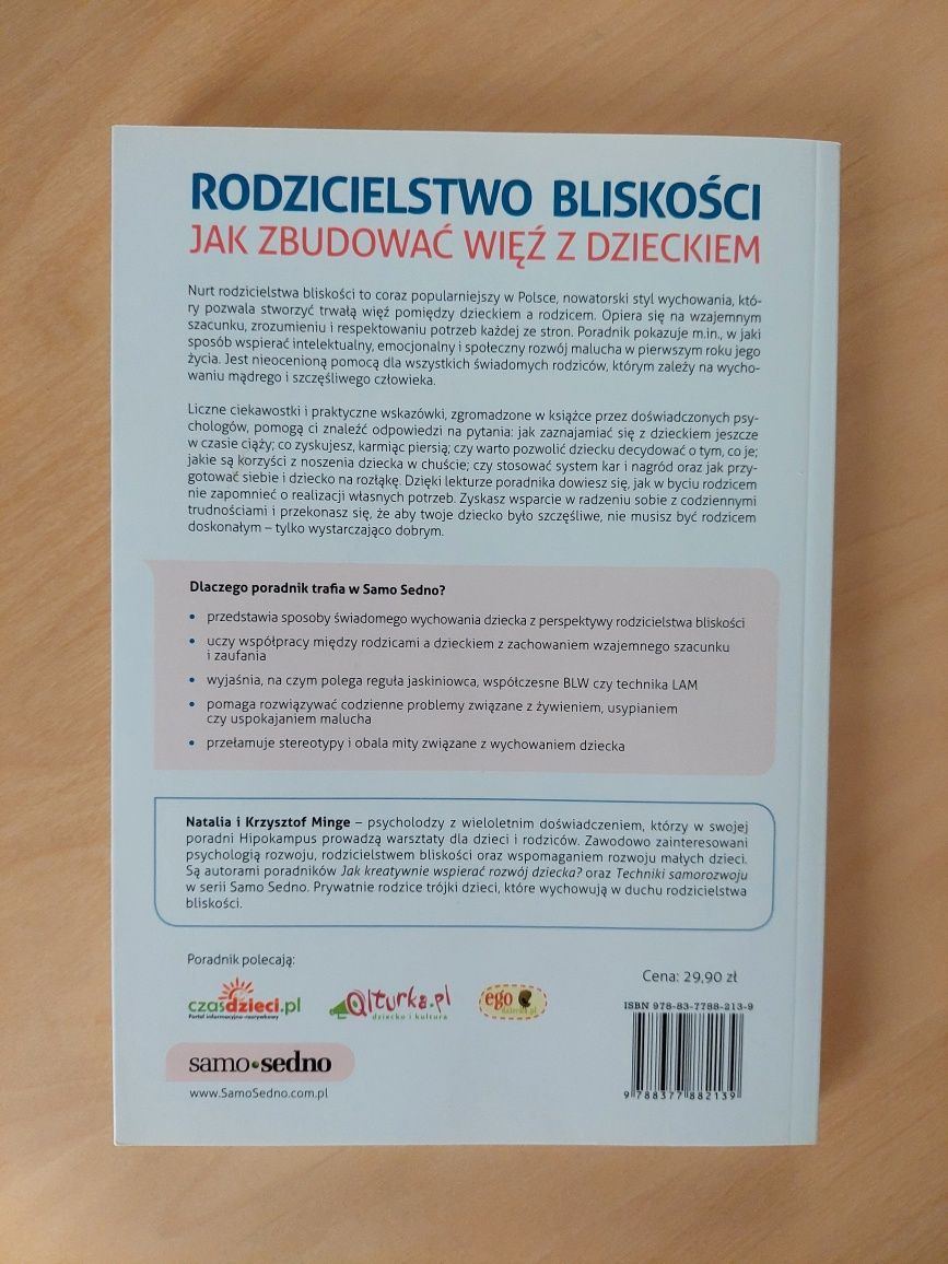 Rodzicielstwo Bliskości. Jak zbudować więź z dzieckiem. N.K. Minge