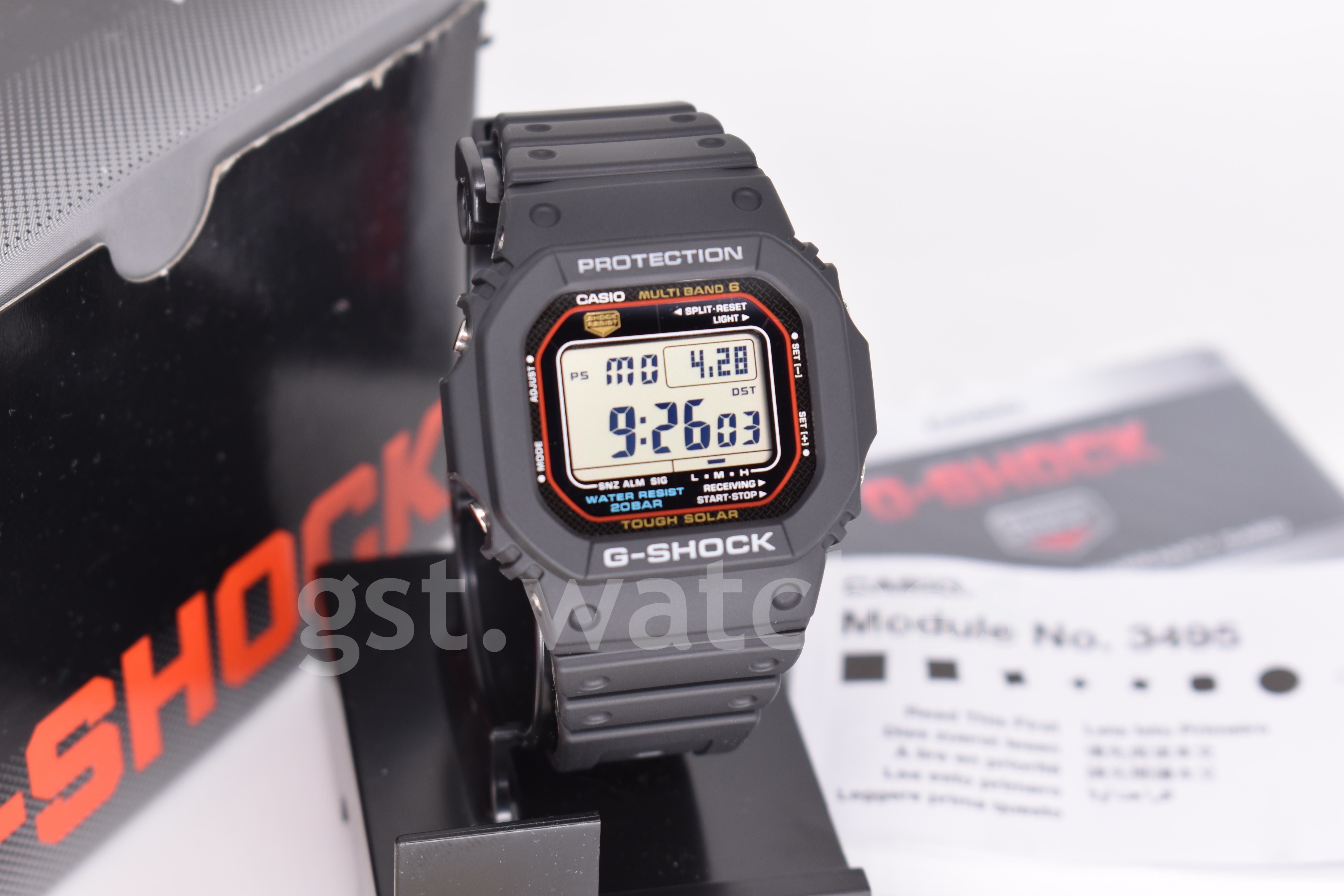 Casio G-Shock GW-M5610U-1 NEW ORIGINAL | Solar | Multiband 6