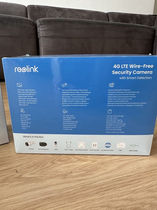IP камера Reolink Go Series G330 4G LTE + сонячна панель
