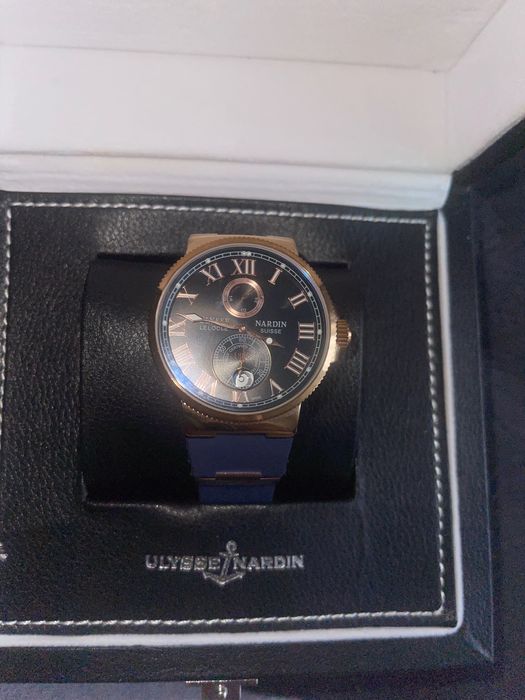 Ulysse  Nardin Maxi Marine Blue Gold Улісс Нардін  ідеальний стан