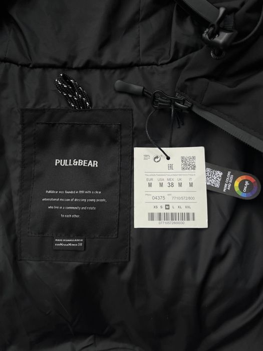 Куртка Pull&Bear (S,M,L) Puffer Jacket Оригінал Пуховик Зимова Мужская