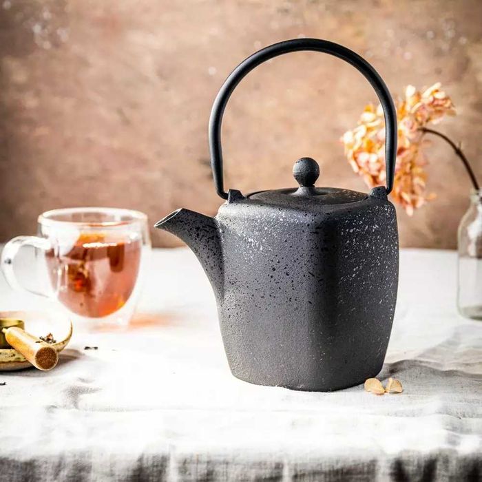 ŻELIWNY Czajniczek imbryczek do HERBATY, zaparzacz, czajniczki żeliwne