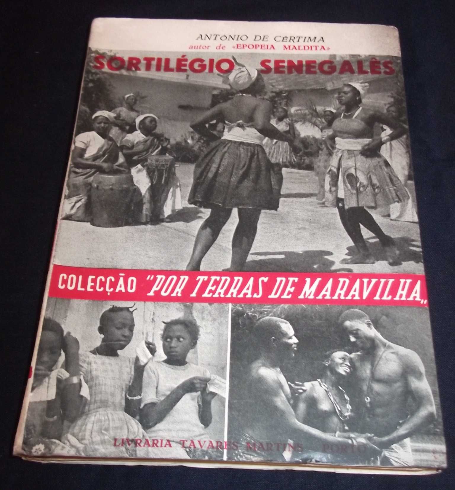 Livro Sortilégio Senegalês António de Cértima 1947