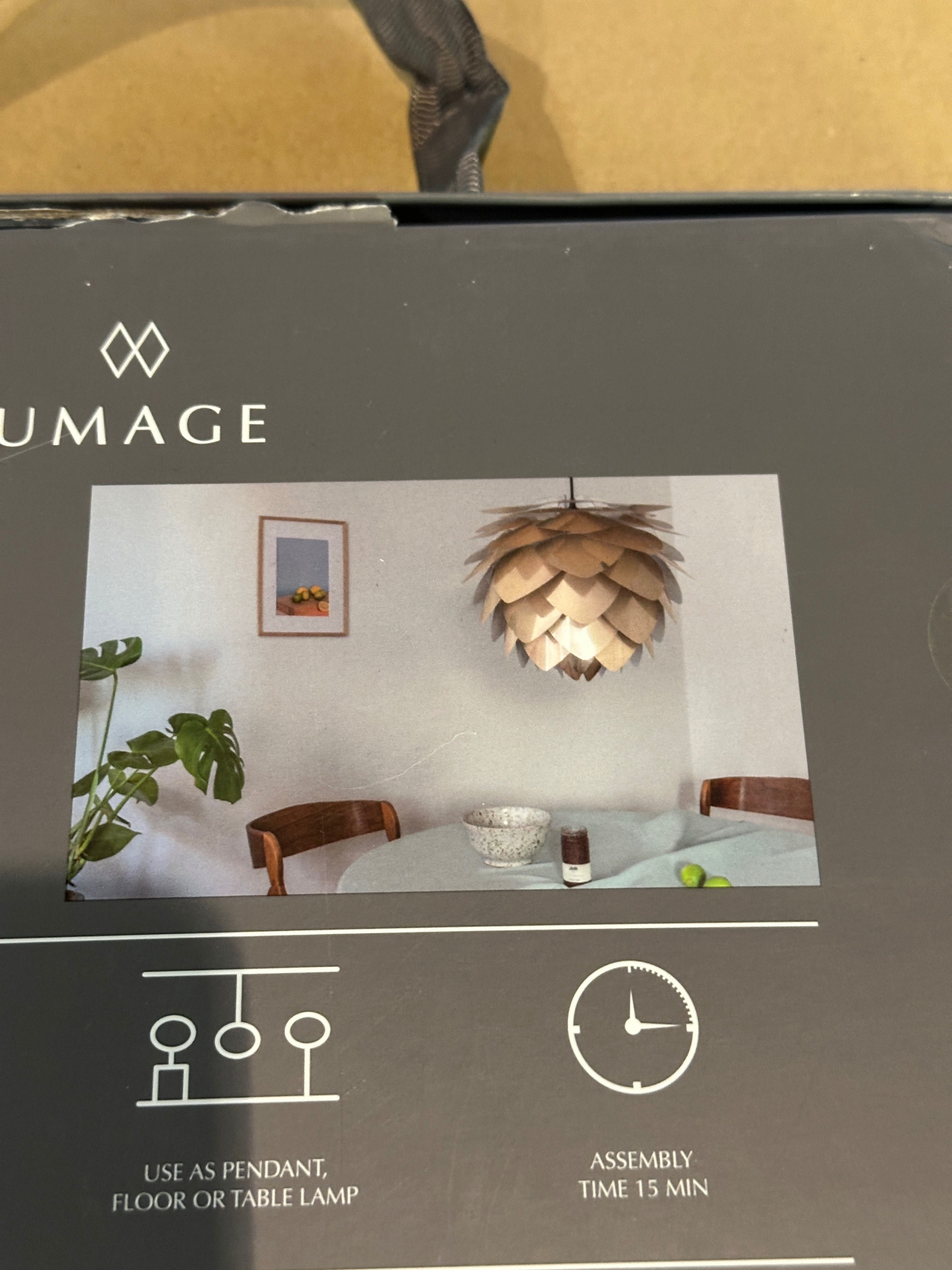 Lampa duńska UMAGE VITA - klosz / abażur NOWA