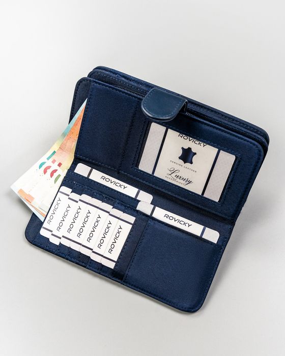 portfel damski pu n113-apu-bl-3097 f.navy