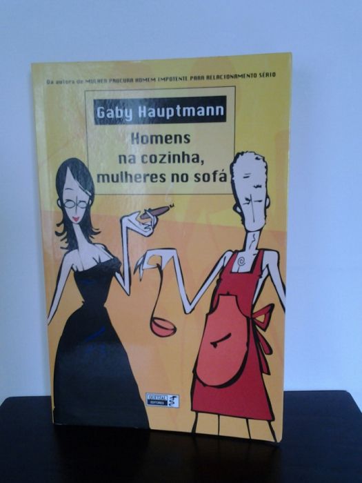 Livro Homens na cozinha, Mulheres no sofá, Gaby Hauptmann