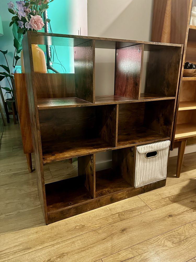 Regał loft rustykalny industrialny + GRATIS 3 pudełka