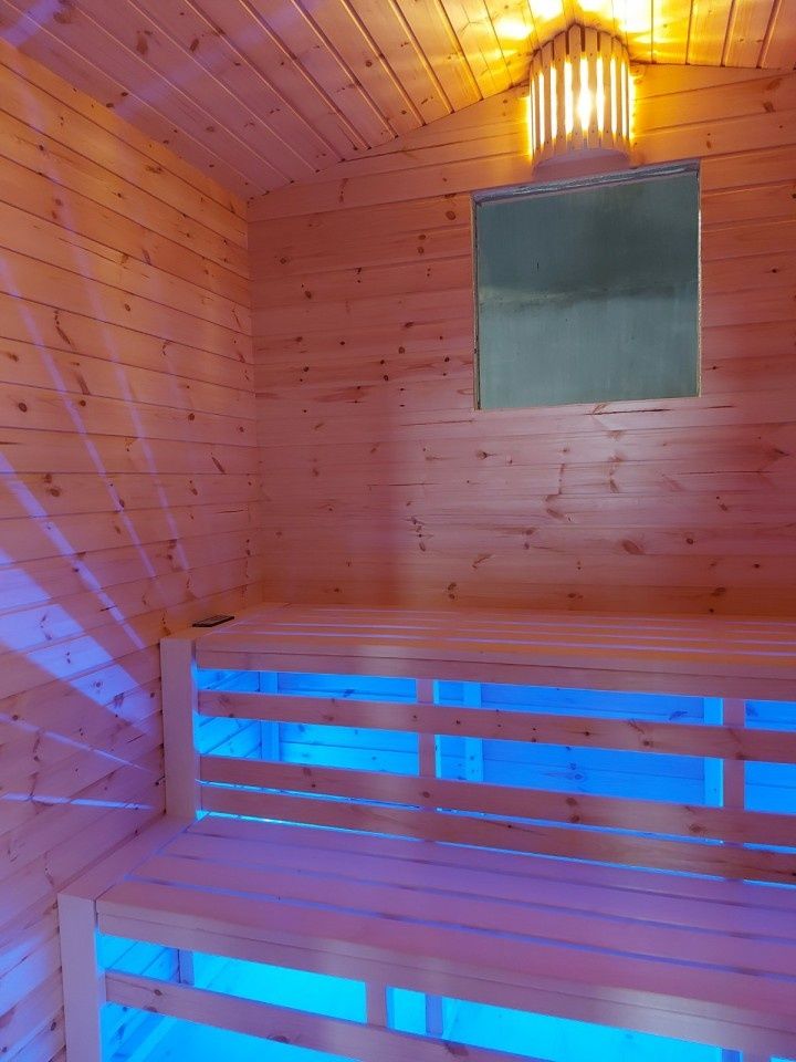 Sauna Quadro 2,2 x 2,5m z tarasem / Raty 0%